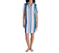 CALIDA Favourites Kurzarm-Nachthemd Damen, aus Baumwolle, lockere Passform, Länge 95cm