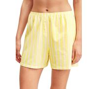 CALIDA Favourites Kurze Pyjamahose, Schlafanzughose Damen, leichtes Material, hautfreundlich Cream Gold 48-50