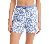 CALIDA Favourites Kurze Pyjamahose, Schlafanzughose Damen, 100% Baumwolle, hautfreundlich, pflegeleicht, elastischer Bund Persian Jewel 32-34