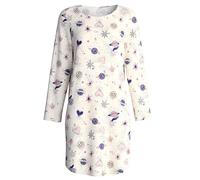 CALIDA Favourites Langarm-Nachthemd Damen Charm Cream 44-46