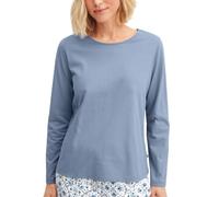 CALIDA Favourites Langarmshirt Damen Aura Blue 48-50