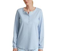 CALIDA Favourites Langarmshirt Damen, aus 100% Dicker Baumwolle Harmony Blue 36-38