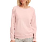 CALIDA Favourites Langarmshirt Damen, aus Baumwolle, pflegeleicht, mit Soften Bündchen Peach Rose 44-46