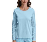 CALIDA Favourites Langarmshirt Damen Cascade Blue 40-42