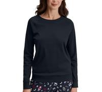 CALIDA Langarmshirt Favourites Damen aus 100% dicker Bio-Baumwolle wärmend Gr. S dark sapphire