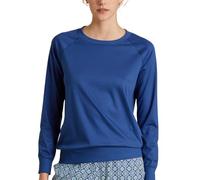 CALIDA Favourites Langarmshirt Damen, mit Rundhalsausschnitt, aus 100% Supima-Baumwolle Sodalite Blue 32-34