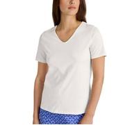 Calida Favourites Marine Shirt Short-Sleeve Weiß Baumwolle X-Small Damen