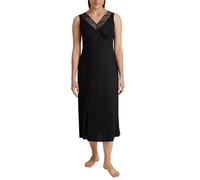 CALIDA Favourites Nachthemd Damen, Seide-Tencel™ Qualität, atmungsaktiv und temperaturausgleichend schwarz 40-42