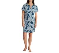 CALIDA Favourites Nachthemd Damen | weich und anschmiegsam, glatte Qualität mit V-Ausschnitt und Fledermausärmeln, Länge 95cm