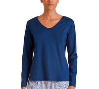 CALIDA Favourites Paisley Damen Shirt Langarm, Sodalite Blue
