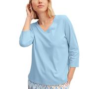 CALIDA - WOMEN Shirt 3/4 sleeve cascade blue - Gr. - L