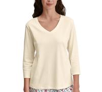 CALIDA Favourites Shirt mit 3/4-Arm Damen, 100% Baumwolle in Interlock, wärmend, formstabil, pflegeleicht