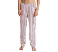 Calida Favourites Sleep Long Pants Rosa gestreift Baumwolle Medium Damen