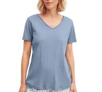 Calida T-Shirt Favourites Damen – hautfreundliche Baumwolle, lockere Passform – Blau S