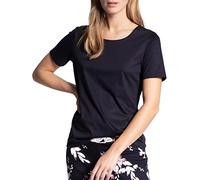 CALIDA - WOMEN Shirt short-sleeve dark lapis blue - Gr. - XS