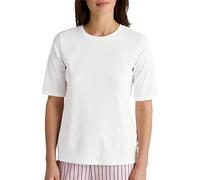 Calida T-Shirt Favourites Sleep Cotton – Baumwolle, lockere Passform – Weiß XL Damen