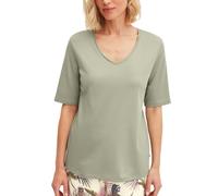 Calida Bodywear Damen T-Shirt Favourites kurzarm weiche Baumwolle atmungsaktiv Grün L