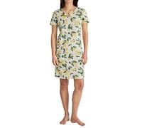 CALIDA Fruity Dreams Kurzarm-Nachthemd Damen, aus Bio Baumwolle, atmungsaktiv, temperaturregulierend, pflegeleicht, Länge 95cm
