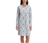 CALIDA Flower Nights Langarm-Nachthemd Damen, aus 100% Baumwolle, pflegeleicht, elastisch und formstabil, in Single Jersey