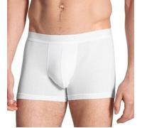 CALIDA Herren Boxershorts Focus, weiß aus Tencel, Baumwolle und Elastan, schnelltrocknend und temperaturausgleichend, Größe: 56