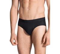 CALIDA Herren Slip Focus, schwarz aus Tencel, Baumwolle und Elastan, für besonders empfindliche Haut, Größe: 56
