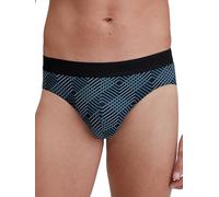 CALIDA Grafic Cotton Slip Herren schwarz 56