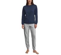 CALIDA Graphic Nights Pyjama Damen | langer Schlafanzug, weiche Single-Jersey-Qualität und komfortable Passform