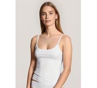 CALIDA Eco Sense Spaghetti-Top Damen, Funktionelles Spaghetti-Top, verstellbare Träger Weiss 48-50