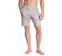 CALIDA Herren, Bermudas, aus der Serie Remix Sleep Leisure, in passat grey, normal geschnitten, mit Tunnelzug, aus 75% Supima® Baumwolle