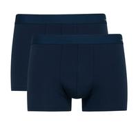 CALIDA Herren Boxershorts, 2er Pack - Cotton Code, Elastikbund, Activity Cotton Dunkelblau S (46/48)