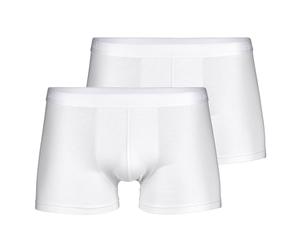 CALIDA Herren Boxershorts 2er Pack - Evolution, Softbund, einfarbig L Weiß
