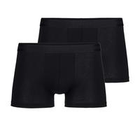 CALIDA Herren Boxershorts 2er Pack - Evolution, Softbund, einfarbig M Schwarz