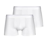 CALIDA Herren Boxershorts 2er Pack - Evolution, Softbund, einfarbig XXL Weiß