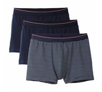 CALIDA Herren Boxershorts, 3er Pack - Natural Benefit, Elastikbund, Single Jersey Blau Mix / XL (56) Calida Herren XL (56) Mehrfarbig