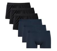 CALIDA Herren Boxershorts, 6er Pack - Natural Benefit, Elastikbund, Single Jersey Calida Herren S (46/48) Mehrfarbig