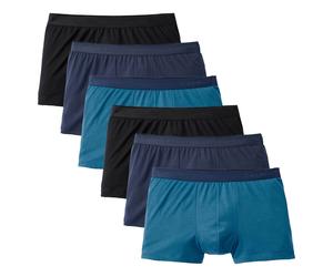 CALIDA Herren Boxershorts, 6er Pack - Natural Benefit, Elastikbund, Single Jersey Calida Herren XXL (58/60) Mehrfarbig