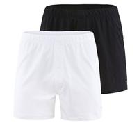 CALIDA Herren Jersey Boxershorts , 2er Pack - Cotton Code, einfarbig, 100% Baumwolle Calida Herren S (46/48) Mehrfarbig