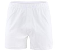 CALIDA Herren Jersey Boxershorts - Cotton Code, einfarbig, 100% Baumwolle Weiß / S (46/48) Calida Herren S (46/48) Weiß