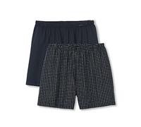 Calida Boxershorts Prints Benefit Herren, 2er Pack, Gr. M (50), Fog (grau), 100% Baumwolle