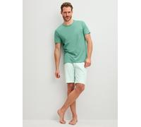 Calida - HERREN Pyjama kurz 683 creme de menthe - Gr. - XL