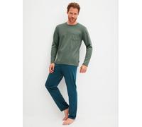 CALIDA - HERREN Pyjama laurel green - Gr. - XL