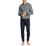 Calida Herren Relax Streamline Pyjamaset, deep Teal, 46-48