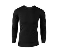 Calida Herren Shirt Langarm Evolution Unterhemd, Schwarz (schwarz 992), 58-60