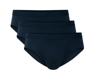 CALIDA Herren Slip, 3er Pack - Natural Benefit, Elastikbund, Single Jersey Dunkelblau / L (52/54) Calida Herren L (52/54) Blau