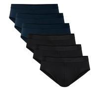 CALIDA Herren Slip, 6er Pack - Natural Benefit, Elastikbund, Single Jersey Calida Herren M (50) Mehrfarbig