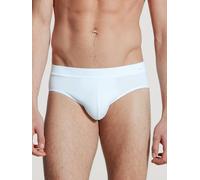 Calida Slip Cotton Code Herren mit Komfortbund ohne Eingriff Weiß