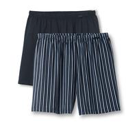 CALIDA Prints Benefit Boxershorts Herren, im Doppelpack, mit überzogenem Bund