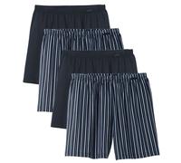 CALIDA Herren Web-Boxershorts, 4er Pack - Prints Benefits, Baumwolle, Single Jersey XXL Mehrfarbig