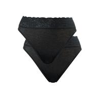 CALIDA Iconics Jazzpant Damen | Unterhose, weiche Baumwolle und komfortabler Spitzenbund im Doppelpack