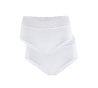 CALIDA Iconics Midi Slip Damen, im praktischen Doppelpack Weiss 36-38